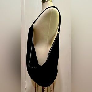 The Row Sling 15 Suede Bag